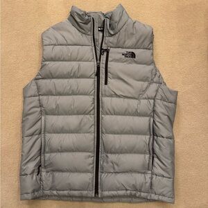 The North Face Gray Puffer Vest